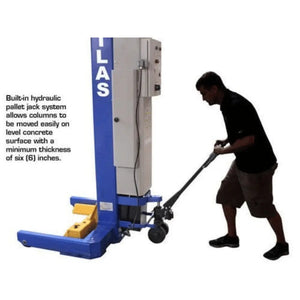 Atlas 99,000 LB. ALI Certified Battery Powered Mobile Column Automotive Lift System