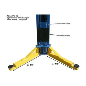 Atlas PV12PX Commercial Grade Overhead 12,000 lb. Capacity 2-Post Auitomotive Lift