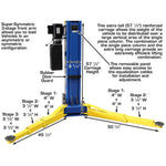 Atlas 9OHSC Overhead 9,000 lb. Capacity 2-Post Lift