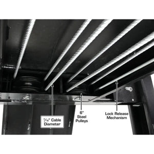 Atlas ALI Certified APEX9 4-Post Lift + RJ6 Rolling Bridge Jack Combo
