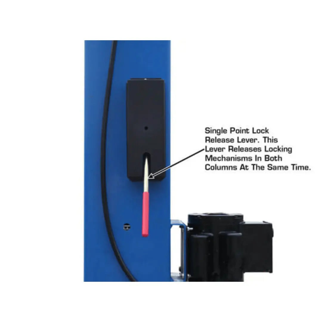 Atlas 9OHSC 2-Post Lift + Lawn Mower Adapter Combo