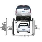 Atlas Garage PRO8000 4 Post Lift + RJ35 Sliding Jacks Combo