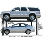 Atlas Garage PRO8000 4 Post Lift + RJ35 Sliding Jacks Combo