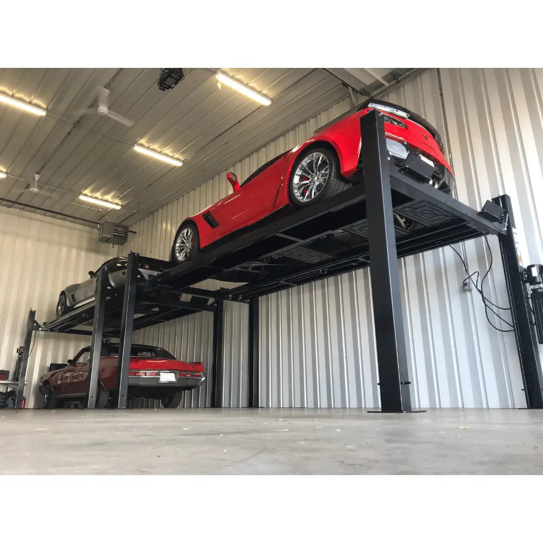 Challenger Lifts CL4P9X 9000 lbs 4 Post Home Vehicle Storage Lift