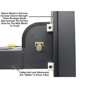 Atlas 408SL Super Deluxe Portable Hobbyist 8,000 lb. Capacity 4-Post Lift