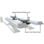 Atlas 12AWFSL 12,000 lb Capacity Alignment Scissor Lift with Wheels Free Lifts