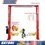 Katool KT-M110 11,000 lbs 2 Post Clear-floor Professional Vehicle Lift