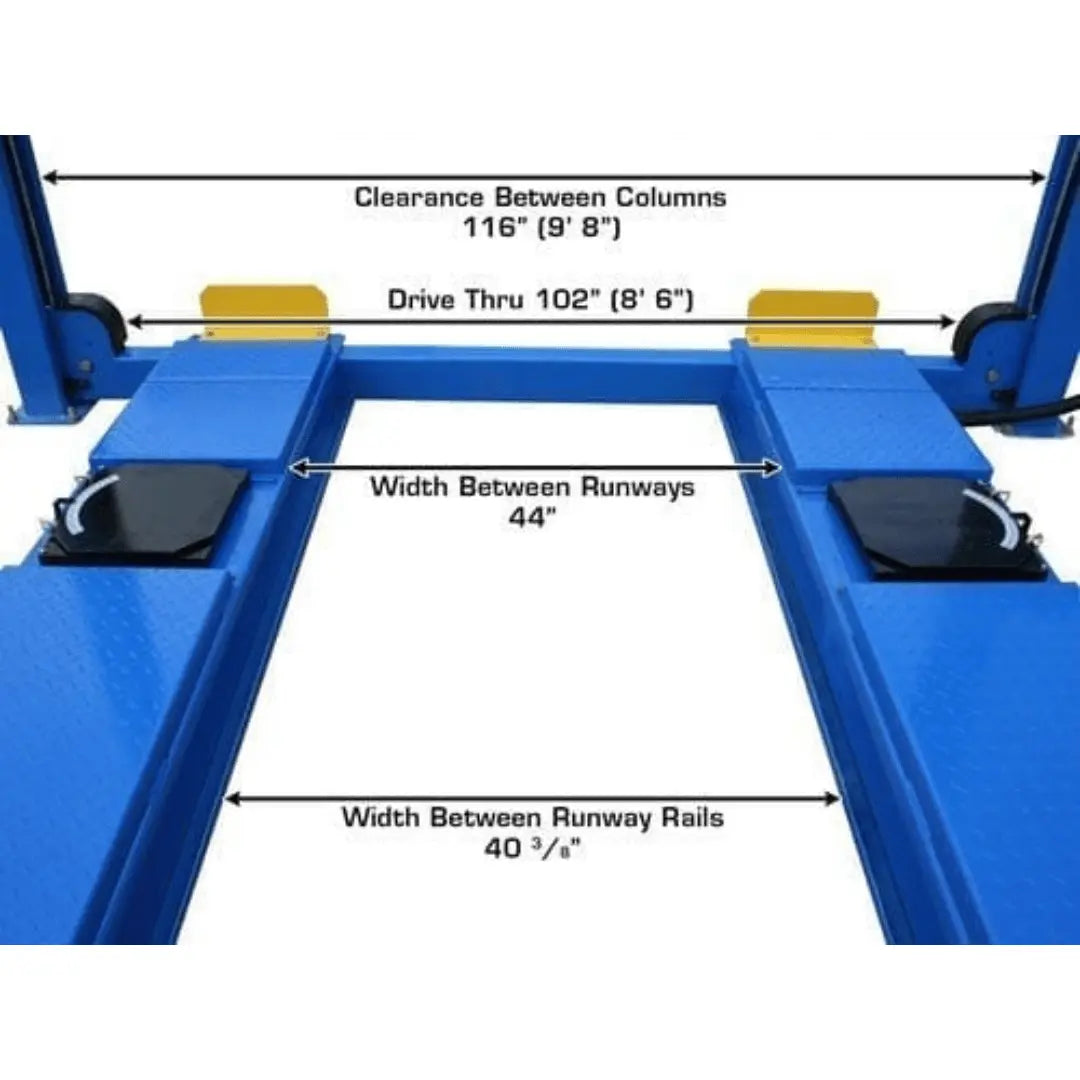Atlas 414A 14,000 lb Commercial Grade 4 Post Alignment Lift