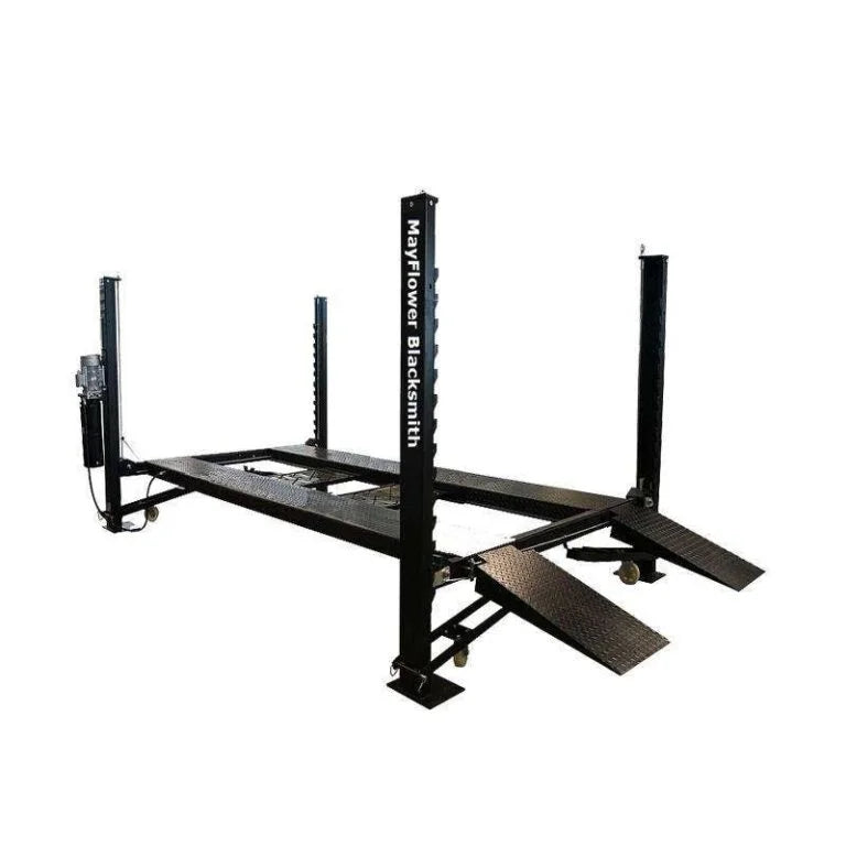 Mayflower Blacksmith Heavy Duty 4-Post Lift Storage Service Extra Length Height Pro8000XLH