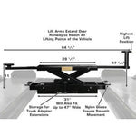 Atlas Garage PRO8000 4 Post Lift + RJ35 Sliding Jacks Combo