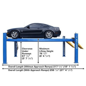 Atlas 414A 14,000 lb Commercial Grade 4 Post Alignment Lift