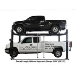 Atlas Garage PRO8000EXT-L 4 Post Lift + RJ35 Sliding Jack Combo