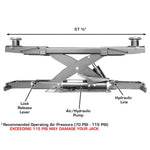 Atlas Platinum PVL14 4-Post Lift + RJ7000 Rolling Bridge Jacks ALI Certified Combo