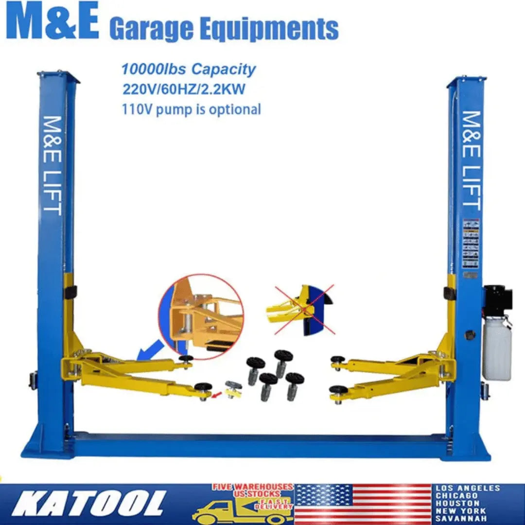 Katool KT-H105 10,000 lbs 2 Post car Lift