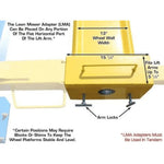 Atlas BP8000 2 Post Car Lift + Lawn Mower Adapter Combo