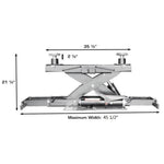 Atlas Platinum PVL14 4-Post Lift + RJ7000 Rolling Bridge Jacks ALI Certified Combo