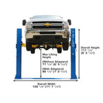 Atlas BP10000X Commercial Grade Baseplate 10,000 lb. Capacity 2-Post Lift