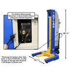 Atlas 99,000 LB. ALI Certified Battery Powered Mobile Column Automotive Lift System