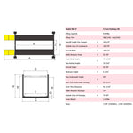 Amgo 408-P 8,000 lb 4 Post Parking Lift