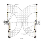Katool KT-AS110D 11,000 lbs Asymmetrical 2 Post Lift