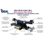 iDeal RAJ-7K-L 7,000 lb Capacity Rolling Air Jack