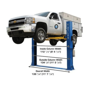 Atlas BP10000X Commercial Grade Baseplate 10,000 lb. Capacity 2-Post Lift