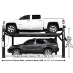 Atlas ALI Certified APEX9 4-Post Lift + RJ6 Rolling Bridge Jack Combo