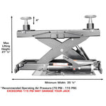 Atlas Platinum PVL14 4-Post Lift + RJ7000 Rolling Bridge Jacks ALI Certified Combo