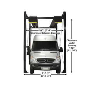 Atlas Garage PRO7000ST Super Tall 7,000 lb. Capacity 4-Post Lift