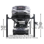 Atlas ALI Certified APEX9 4-Post Lift + RJ6 Rolling Bridge Jack Combo