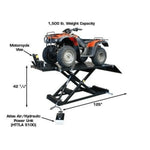 Atlas HI-RISE 1500 Motorcycle/ATV Lift 1,500 lb Capacity