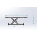 Katool KT-RJ50 Rolling Jack 5000 lbs Lifting Capacity - Fits KT-4H110 lift and the KT-4H850