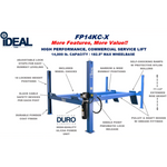 iDEAL FP14KC-X 4 Post Service Lift