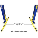 Atlas 9KOHX 9000 lb Overhead 2 Post Lift