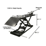Atlas HI-RISE 1500 Motorcycle/ATV Lift 1,500 lb Capacity