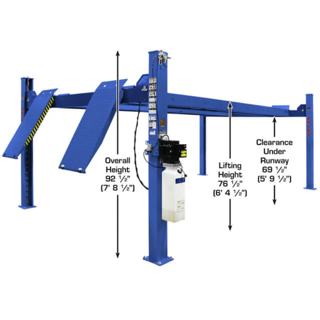 Atlas Platinum PVL14 14000 lb Certified 4-Post Lift