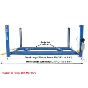 Atlas ATTD-412A Alignment Lift + RJ6 Rolling Jacks Combo