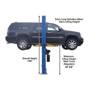 Atlas 9OHSC 2-Post Lift + Lawn Mower Adapter Combo