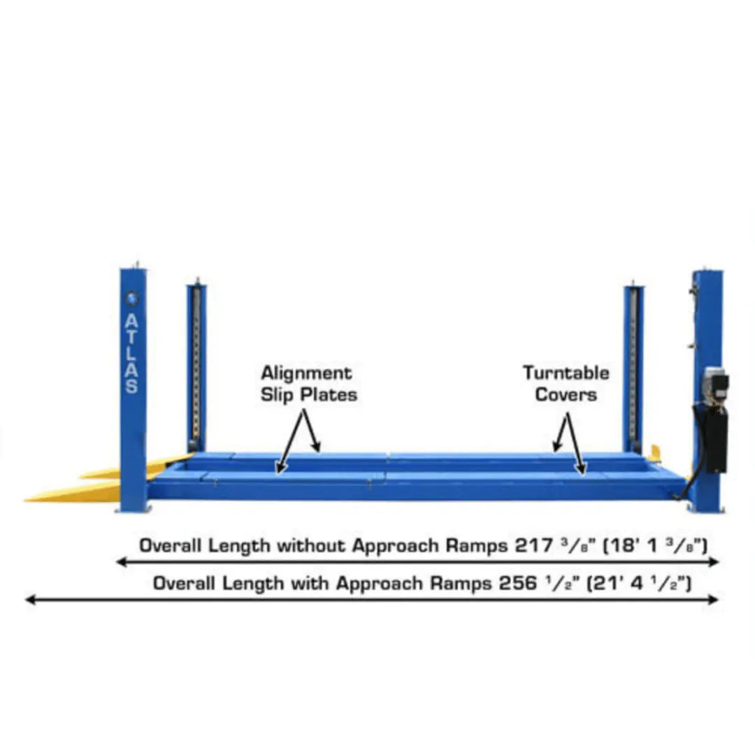 Atlas 414A 14,000 lb Commercial Grade 4 Post Alignment Lift