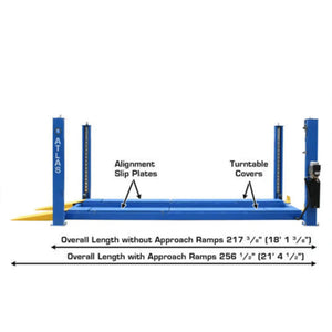 Atlas 414A 14,000 lb Commercial Grade 4 Post Alignment Lift