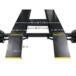 Atlas ALI Certified APEX9 4-Post Lift + RJ6 Rolling Bridge Jack Combo