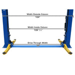 Atlas BP8000 8,000 lb Capacity Baseplate 2 Post Lift
