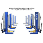 Atlas 66,000 LB. ALI Certified Battery Powered Mobile Column Lift System