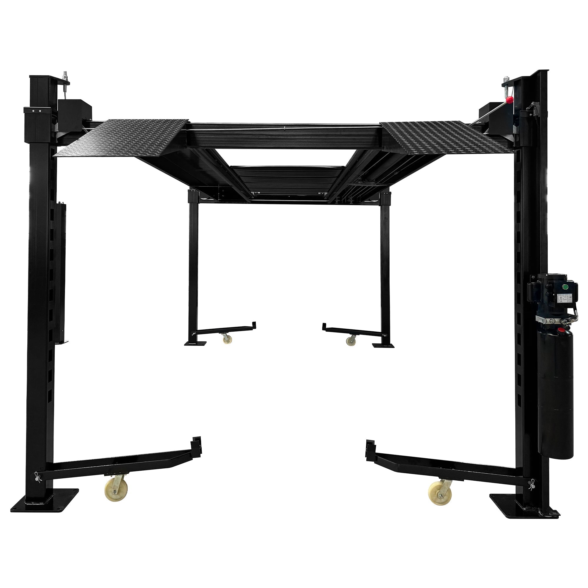 APlusLift 11,000LB 4-Post Portable Parking Storage Service Car Lift - HW-4P11S