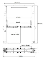APlusLift 14000LB 2-Post Overhead Single Release Direct Drive Car Lift with A 3-Year Warranty - AP-14SR