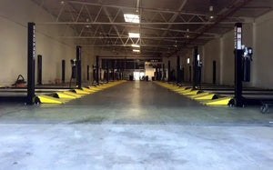 BendPak HD-9 9,000 lb. Super Wide Runway 4 Post Storage Lift