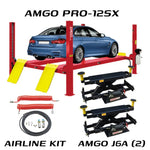 Amgo PRO-12SX 12,000 lb. 4 Post Lift Truck Service Combo