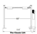 Triumph Classic 8,000 lb. Shorter Length 4 Post Car Lift