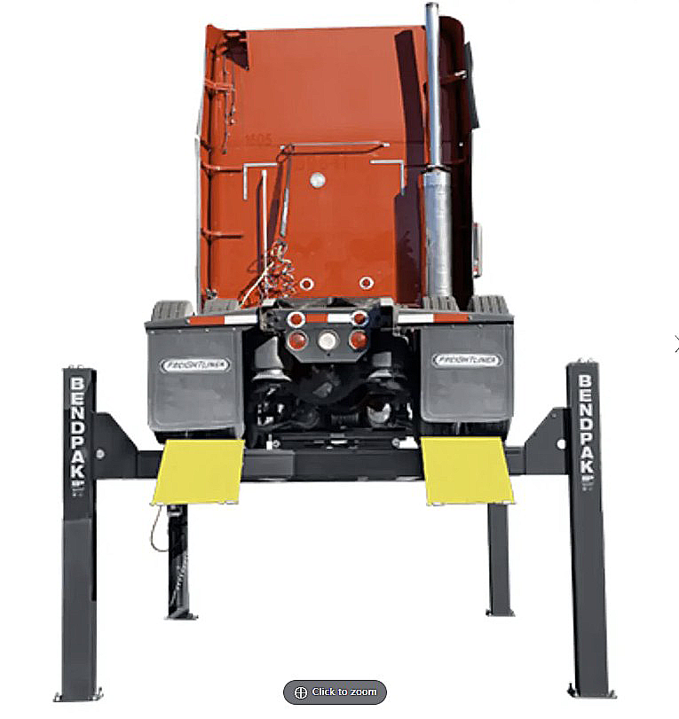 BendPak HDS-27X 27,000 lb. 4 Post  Heavy Duty Lift - Extended Runways